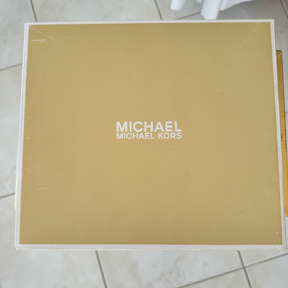 Michael Kors Collection Annaliese Platform Leather Zebra Fur 8M